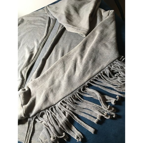 Art Class Gray Tassel Sleeves Jacket Girls size XLarge 14-16 or/and up to women' - Picture 2 of 12